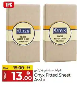 Kenz Hypermarket Onyx Fitted Sheet offer