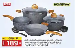 Kenz Hypermarket Homeway Granite Coated Cookware Set Asstd offer