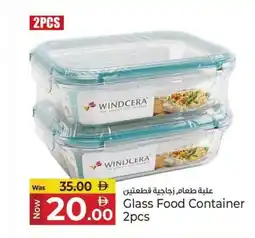 Kenz Hypermarket Glass Food Container offer