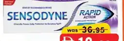 KM Trading Sensodyne toothpaste rapid action fluoride / whitening offer