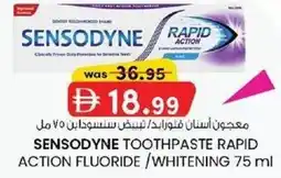 KM Trading Sensodyne toothpaste rapid action fluoride /whitening offer