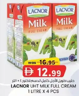 KM Trading Lacnor uht milk full cream offer