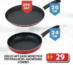 Grand Hyper Market Delici aft2426 nonstick 29 frypan + 26cmtawa combo offer