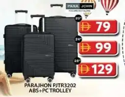 Grand Hyper Market Parajhon pjtr3202 abs+pc trolley offer