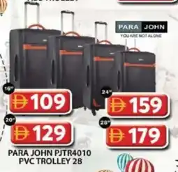 Grand Hyper Market Para john pjtr4010 pvc trolley 28 offer