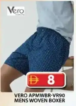 Grand Hyper Market Vero apmwbr-vr90 mens woven boxer offer