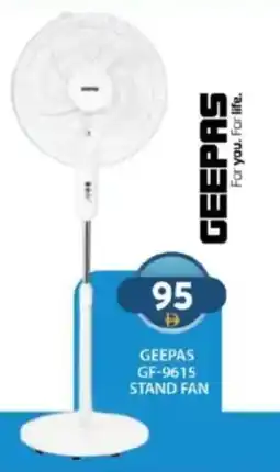Grand Hyper Market Geepas gf-96 15 stand fan offer