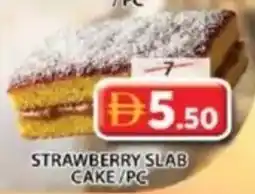 Grand Mall Sharjah Strawberry slab cake offer