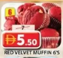 Grand Mall Sharjah Red velvet muffin 6's offer