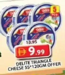 Grand Mall Sharjah Delite triangle cheese offer