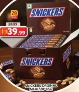 Grand Mall Sharjah Snickers orginal meal offer