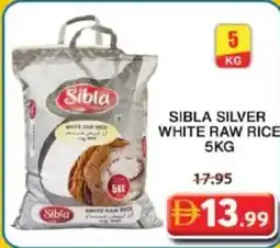 Grand Mall Sharjah Sibla silver white raw rice offer