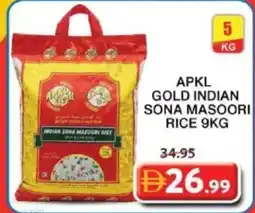 Grand Mall Sharjah Apkl gold indian sona masoori rice offer