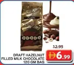 Grand Mall Sharjah Draft hazelnut filled milk chocolate bag offer