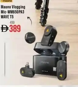 Nesto Maono Vlogging Mic-WM650PA3 WAVE T5 offer