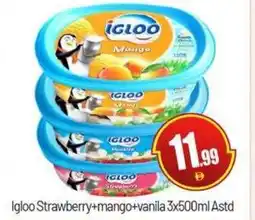 Bigmart Igloo Strawberry+mango+vanila offer