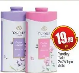 Bigmart Yardley Talc Astd offer
