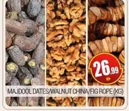 Bigmart Majdool dates/walnut china/fig rope offer