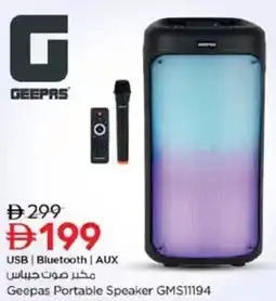 Nesto Geepas Portable Speaker GMS11194 offer