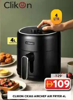 Grand Hyper Market Clikon CK383 Airchef Air Fryer offer
