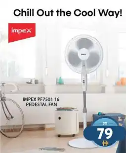 Grand Hyper Market Impex PF7501 16 Pedestal Fan offer