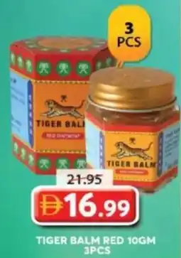 Grand Mall Sharjah Tiger Balm Red offer