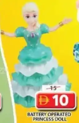Grand Mall Sharjah Battery Operated Princess Doll offer