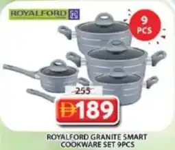 Grand Mall Sharjah Royalford granite smart cookware set offer