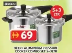 Grand Mall Sharjah Delici Aluminium Pressure Cooker Combo Set offer