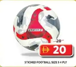 Grand Mall Sharjah Stiched Football Size 5 4 ply offer