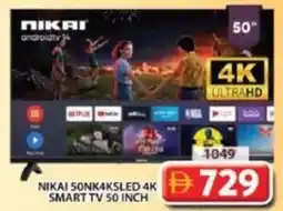 Grand Mall Sharjah Nikai 50NK4KSLED 4K Smart TV offer