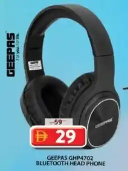 Grand Mall Sharjah Geepas GHP4702 Bluetooth Head Phone offer