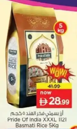 Nesto Pride Of India XXXL 1121 Basmati Rice offer