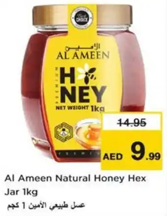 Nesto Al Ameen Natural Honey Hex Jar offer