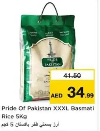 Nesto Pride Of Pakistan XXXL Basmati Rice offer