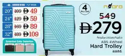 Nesto ABS 4Wheel Hard Trolley asstd. offer