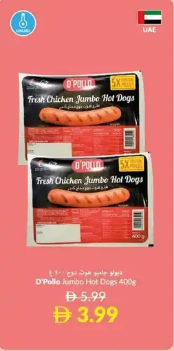 Viva D'Pollo Jumbo Hot Dogs offer