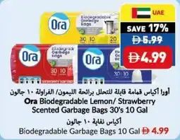 Viva Ora Biodegradable Lemon Strawberry Scented Garbage Bags offer