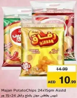 Nesto Majan Potato Chips Asstd offer