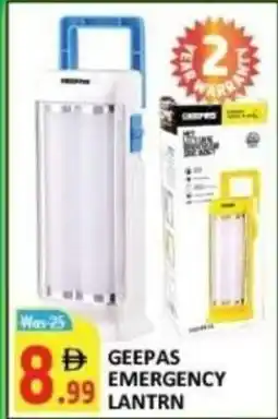 Al Kabayel Geepas emergency lantrin offer