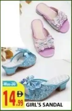 Al Kabayel Girl's sandal offer
