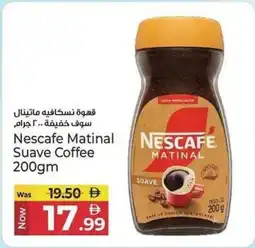 Kenz Hypermarket Nescafe Matinal Suave Coffee offer