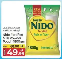 Kenz Hypermarket Nido Fortified Milk Powder Pouch offer