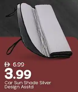 Mark & Save Car Sun Shade Silver Design Asstd offer