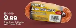 Mark & Save Tow Rope 2.4 Meter With Hook Ends offer