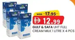 KM Trading Gulf & safa uht full cream milk offer