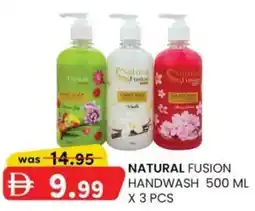 KM Trading Natural fusion handwash offer