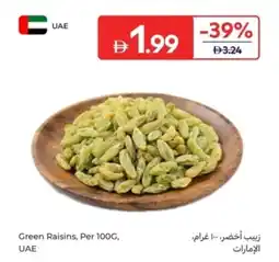 Carrefour Green Raisins offer