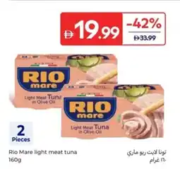 Carrefour Rio Mare light meat tuna offer