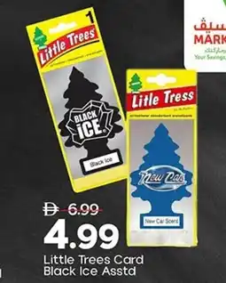 Mark & Save Little trees card black ice offer